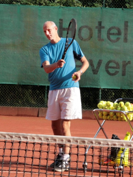 Tennistraining auf der Anlage des ITV Itzehoe